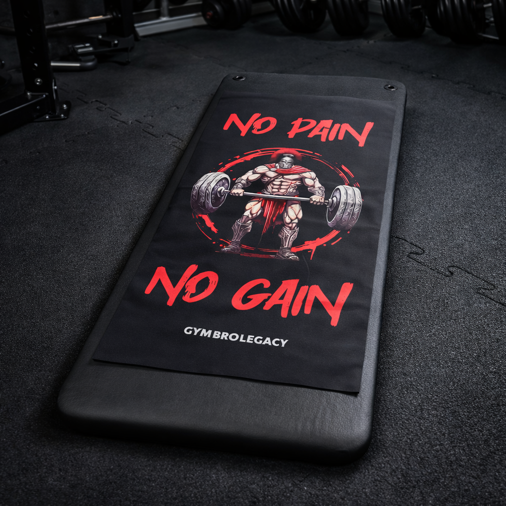 Serviette de sport avec poche zip - Spartiate - noire