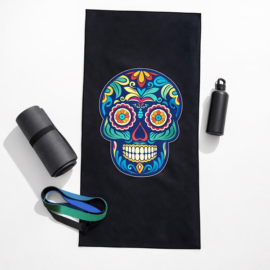 Serviette de sport - Calavera – Image 2